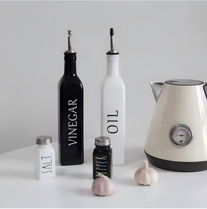 100Ml 250Ml 500Ml 750Ml Heldere Vierkante Lege Olijfolie Glazen Fles Voor Keukensaus Azijn Met Deksel - Product Image 3