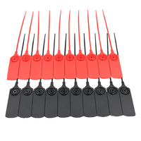 Sceaux en plastique inviolables ZL-L015 en PP/PE, longueur 400 mm, impression code-barres et QR code pour la logistique et le transport