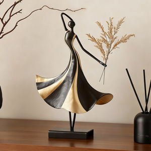 Scultura <span class=keywords><strong>di</strong></span> Ballerina in Metallo, Ornamento Artistico Personalizzato, Vaso Decorativo per Casa, Ufficio e Soggiorno, Regalo Direttamente dalla Fabbrica - Product Image 5