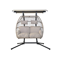 Chaise balançoire suspendue en acier pour Patio, mobilier d'extérieur, bon marché, Bali