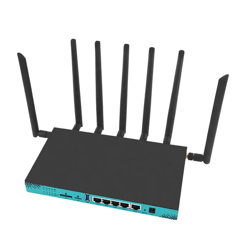 WG1608 سرعة عالية جيجابت rj45 واي فاي 4g lte راوتر openwrt mt7621 مودم 5g