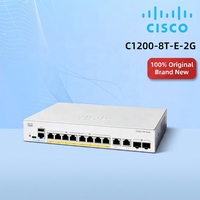 Commutateur de bureau géré L2 Cisco Catalyst 1200 C1200-8T-E-2G à 8 ports Gigabit Combo, neuf et scellé