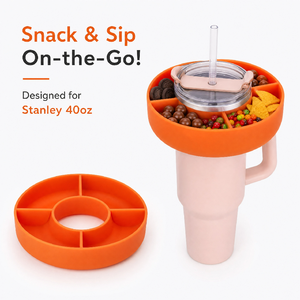 Tazón Plegable de Silicona para Aperitivos, para Camping y Regreso a Clases, Reutilizable, Ecológico, Capacidad de 40 oz - Product Image 1