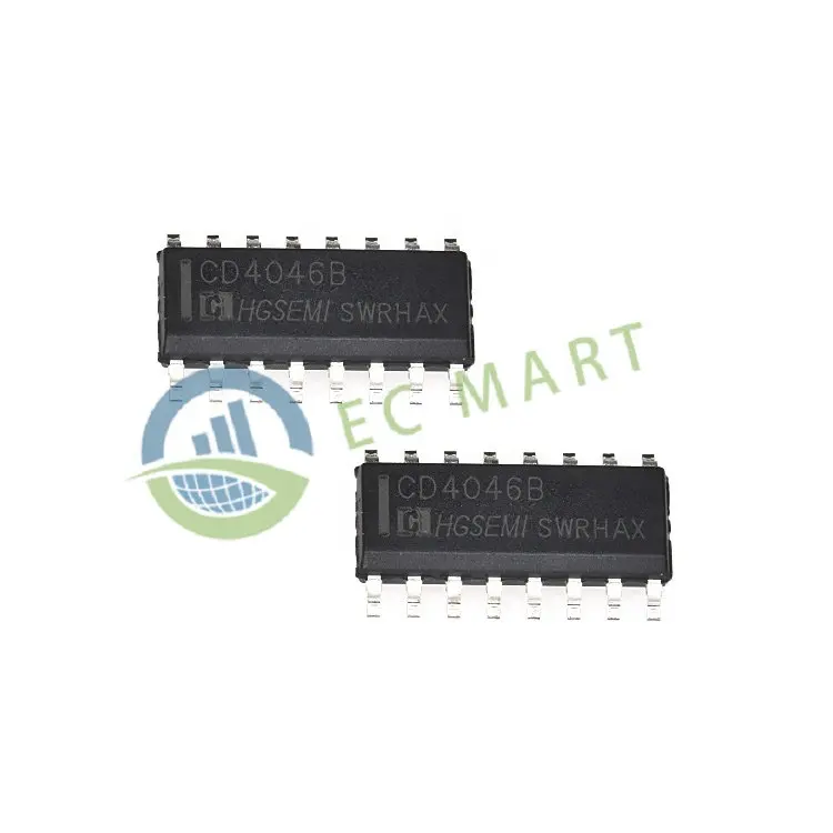 EC Mart Marca HGSEMI Ventas al por mayor CD4046BM/TR Micro Power Phase-Locked Loop IC