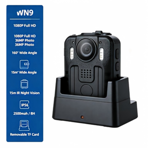 Enregistreur <span class=keywords><strong>de</strong></span> terrain WN9, <span class=keywords><strong>cam</strong></span>éra corporelle portable WN9 avec batterie intégrée <span class=keywords><strong>de</strong></span> grande capacité, lecture sur <span class=keywords><strong>site</strong></span>, lumière d'avertissement rouge et bleue, appareil d'enregistrement - Product Image 5