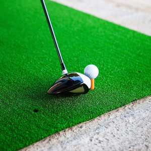 Tapis de frappe de <span class=keywords><strong>golf</strong></span> en gazon artificiel avec tee en caoutchouc orange, base robuste multi-positions, entraînement intérieur/extérieur - Product Image 5