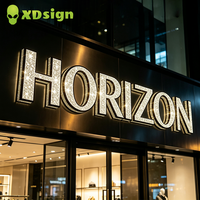 Lettres en relief LED personnalisées XDsign à haute luminosité, enseigne 3D, diamant étincelant, étanche IPX7, certifiées CE, décoration de voiture