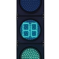 Feu de signalisation routière à LED avec minuteur de compte à rebours