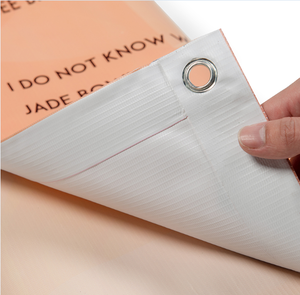 Haute qualité n'importe quelle taille PVC vinyle impression bannière texte personnalisé <span class=keywords><strong>Photo</strong></span> joyeux <span class=keywords><strong>anniversaire</strong></span> bannière - Product Image 6