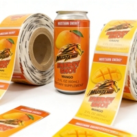 Fundas retráctiles impresas ecológicas para latas de aluminio de bebidas