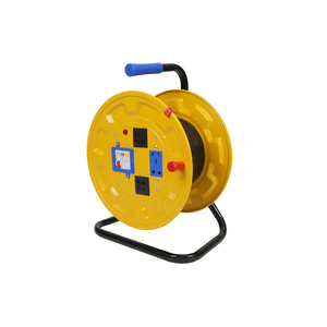 <span class=keywords><strong>Enrouleur</strong></span> de câble électrique industriel robuste et portable, étanche IP44, 25M 50M, 4 prises, pour chantier de construction - Product Image 1