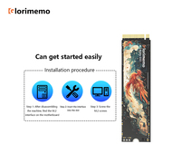 Hard Disk Internal High Speed Grosir M.2 PCIe 4.0 NVMe SSD 1TB 128GB 256GB 512GB 2TB untuk Laptop Gaming