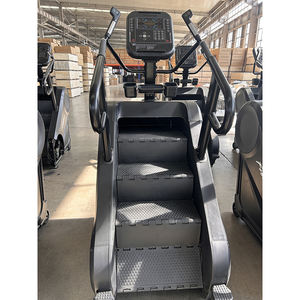 होम जिम उपयोग के लिए कनेक्टेड स्क्रीन के साथ वाणिज्यिक ग्रेड सीढ़ी और ऊर्ध्वाधर पर्वतारोही कार्डियो मशीन - Product Image 2