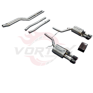 ท่อไอเสีย Vortex SS304 Valvetronic สำหรับ BMW ซีรีส์ 5 รุ่น 520i 525i 528i 535i ระบบแคทแบคสำหรับการแข่งขันสมรรถนะสูง - Product Image 6
