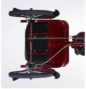 Triciclo para Adultos Mayores y de Mediana Edad, Triciclo Familiar para Dos Personas, <span class=keywords><strong>Bicicleta</strong></span> de Pedales con Asiento Trasero - Product Image 4