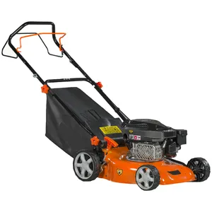 Vertak 4 wheel garden gas lawn mower petrol 131cc powerful self propelled push lawn mower machine