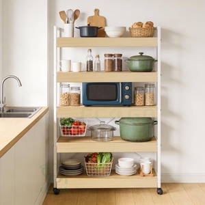 Heavy Duty Waterproof Wooden <b>Wire</b> <b>Shelf</b> Cover Dustproof Storage <b>Rack</b> Protector for Kitchen Garage Office Use - Product Image 1