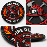 Badge 3D en PVC souple de haute qualité, durable, avec logo personnalisé, patch auto-agrippant pour vestes, sacs, chapeaux – Vente en gros de patchs PVC personnalisés