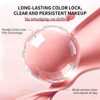 Fard à joues liquide mat hydratant végétalien rose longue tenue, personnalisable, marque privée, vente chaude