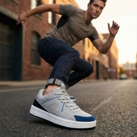 Design unique personnalisé baskets décontractées légères pour hommes chaussures de style de vie de tous les jours chaussures de skateboard