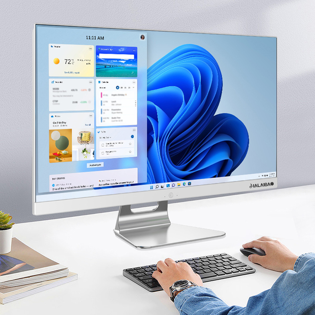 OEM Factory 23.8 27 Inch I5 All in One Pc With Battery Barebone All-in-one Desktop Office Computer PC