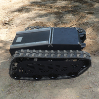 Tins-8 - Máquina Robótica para Recoger Pelotas de Golf, Chasis Robótico con Orugas de Goma, Suspensión Independiente, Menos Daño al Césped