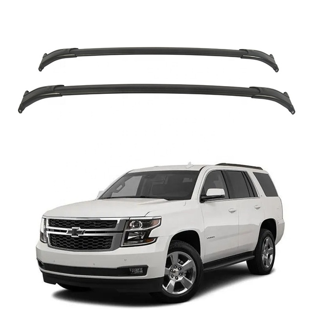 Aluminum Alloy Black Anodized Car Cross Bar Roof Rack Crossbar for 2015-2020 MGC Yukon Chevrolet Tahoe 4S Specialized
