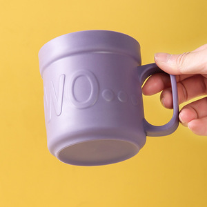 Autonomy Toothbrush <b>Cup</b> With Handle Thickened <b>Large</b> Capacity Round Mouth <b>Cup</b> For Bathroom And Students - Product Image 4