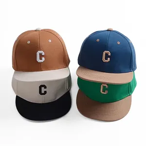 Custom 3D Embroidery Logo Toddler Snapback Hats Kids Snapback Caps Hats