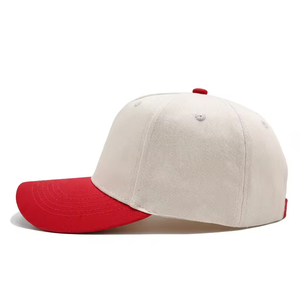 Custom Logo 5 Panel Dobby Dot Two Tone Baseball Caps Wholesale Structured Frame 100% Cotton Sport <b>Hats</b> - Product Image 5