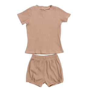 Bambini caldi di Vendita Che Coprono Gli Insiemi Manica Corta Pantaloncini Vestiti Del Bambino 2 Pcs Outfit Set di <span class=keywords><strong>Abbigliamento</strong></span> - Product Image 2