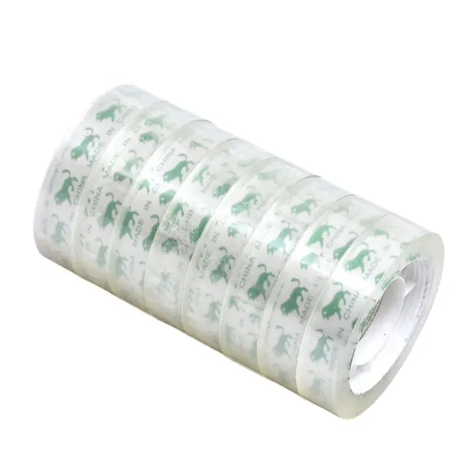 Hot Sale Super Clear Stationery Tape Transparent Small Volume Tape For Students Kids