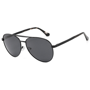 Gafas de Sol de Piloto Unisex, Montura Ovalada de Metal, Lentes Degradadas Marrones, 100% Protección UV para Actividades al Aire Libre, Adultos - Product Image 4