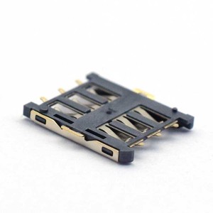 Một cửa các nhà sản xuất hỗ trợ tùy biến 6 pin Sim chủ thẻ kết nối khe cắm Pull-out nhỏ khe cắm thẻ Sim - Product Image 3