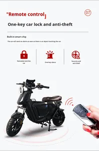 Moped électrique urbain tendance, haute vitesse 60 km/h, capacité de charge de 200 kg, scooter électrique pour l'exportation - Product Image 5
