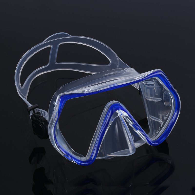 M2301 Adult Diving Mask with Blue Transparency