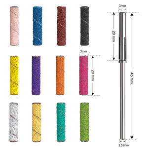 Mini banda de lijado Súper Larga 50 unids/caja 3,1mm anillo de molienda herramientas de manicura uñas naturales de pulido de bandas de lijado para brocas de uñas - Product Image 3