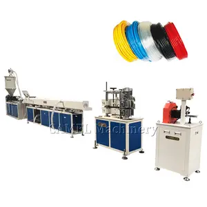 PU Air Hose Extruder/PU Spring Pneumatic Tube Making Machine Factory /TPU hose Package Machine