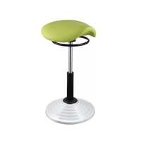 Chaise de bureau moderne à cadre en fer, haute capacité de charge, faible MOQ, absorption des chocs, hauteur réglable