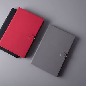 Carnet A5 en cuir PU rigide 2025 avec boucle, logo personnalisé, papier épais, marque-page en ruban, agenda professionnel de haute qualité – Vente en gros - Product Image 4