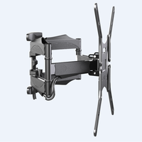 WMX001 support mural TV en plein mouvement élégant et économique support TV led lcd supports vidéo support mural TV pour VESA 400X400mm