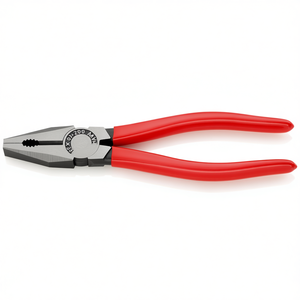 Alicates Universales de 200 mm con Mordazas de Acero y Mango Rojo para Trabajos de Precisión - Product Image 1