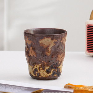 Tazze da caffè Creative vecchio stile tazze da caffè in ceramica Cappuccino Latte tazza da caffè retrò tazza da caffè giapponese - Product Image 2