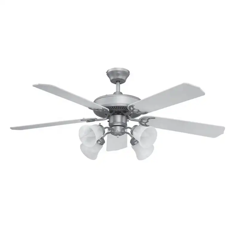 Factory price 52 inch five blade pull chain switch ceiling fan with light