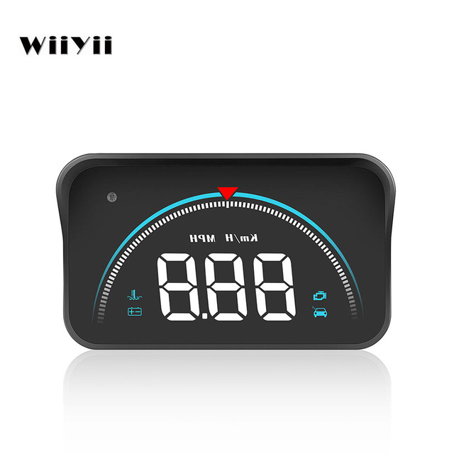 M8 HUD Digital Speedometer Car Head up Display Original WIth Lens Hood Obd2 Gauge Digital HUD