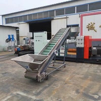 Nouvelle condition déchets plastique recyclage granulés faisant la Machine Double vis haute capacité LDPE PC PA PE PVC roulement moteur