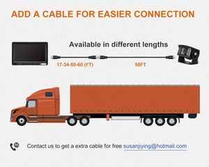 RC hồng ngoại IR <span class=keywords><strong>CCD</strong></span> HD xe xe phía sau xem máy ảnh bãi đậu xe phía trước đảo ngược xe tải sao lưu máy ảnh cho xe buýt trường học Trailer - Product Image 5