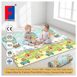 <span class=keywords><strong>Tapis</strong></span> de jeu pour bébé, antidérapant, imprimé réversible, sans BPA, épaisseur 1,5 cm, en XPE, vente en gros directe usine, non toxique - Product Image 1