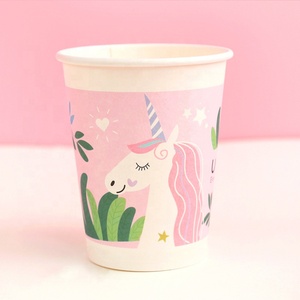 Gobelet en papier à paroi simple, le plus populaire et mignon, gobelet en papier pour filles, personnalisable, gobelet en papier jetable - Product Image 2