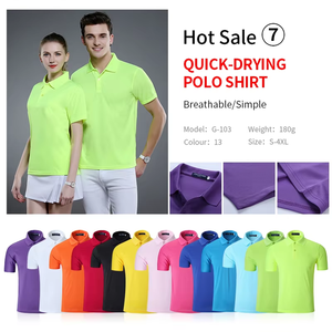 Polos de golf à séchage rapide pour hommes-Chemises à col convertible en polyester 100% avec logo OEM personnalisé - Product Image 6